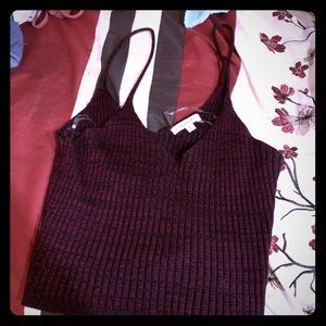 Maroon tank top